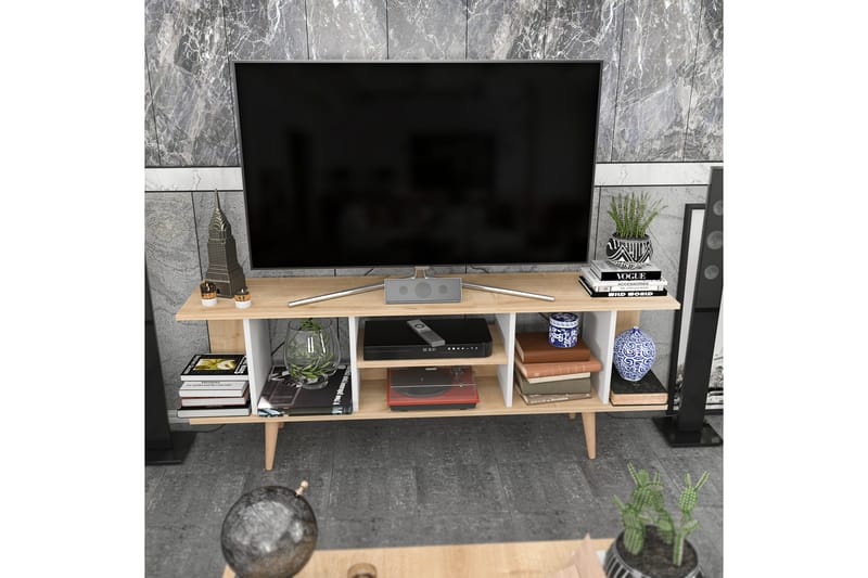 Andifli Tv-bänk 160x38,6 cm - Blå - Möbler - Tv möbel & mediamöbel - TV bänk & mediabänk