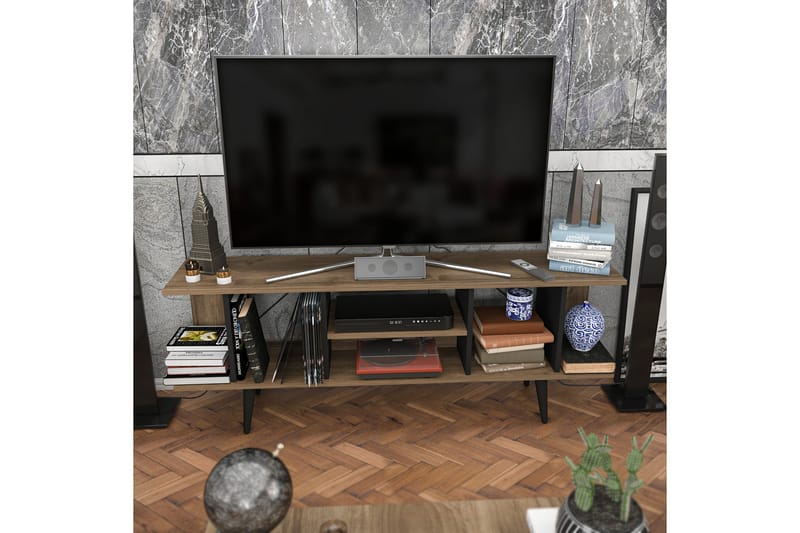 Andifli Tv-bänk 160x38,6 cm - Brun - Möbler - Tv möbel & mediamöbel - TV bänk & mediabänk
