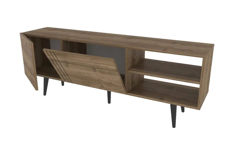 Andifli Tv-bänk 160x38,6 cm - Brun - Möbler - Tv möbel & mediamöbel - TV bänk & mediabänk