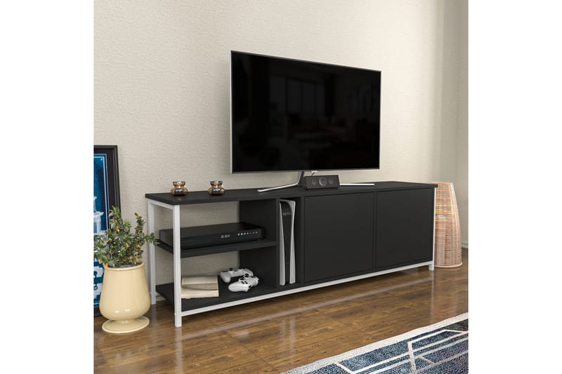 Andifli Tv-bänk 160x50,8 cm - Vit - Möbler - Tv möbel & mediamöbel - TV bänk & mediabänk