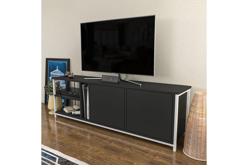 Andifli Tv-bänk 160x50,8 cm - Vit - Möbler - Tv möbel & mediamöbel - TV bänk & mediabänk