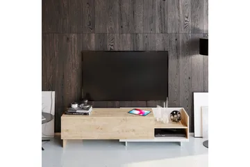 Andifli Tv-bänk 165x41 cm med Förvaring i Trä - Beige - Möbler - Tv möbel & mediamöbel - TV bänk & mediabänk