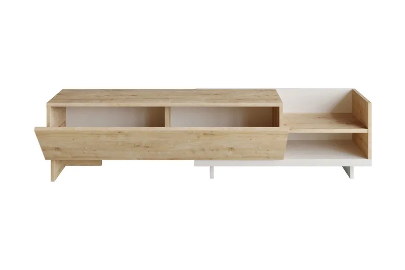 Andifli Tv-bänk 165x41 cm med Förvaring i Trä - Beige - Möbler - Tv möbel & mediamöbel - TV bänk & mediabänk