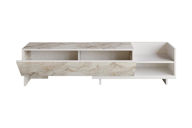 Andifli Tv-bänk 165x41 cm - Vit - Möbler - Tv möbel & mediamöbel - TV bänk & mediabänk