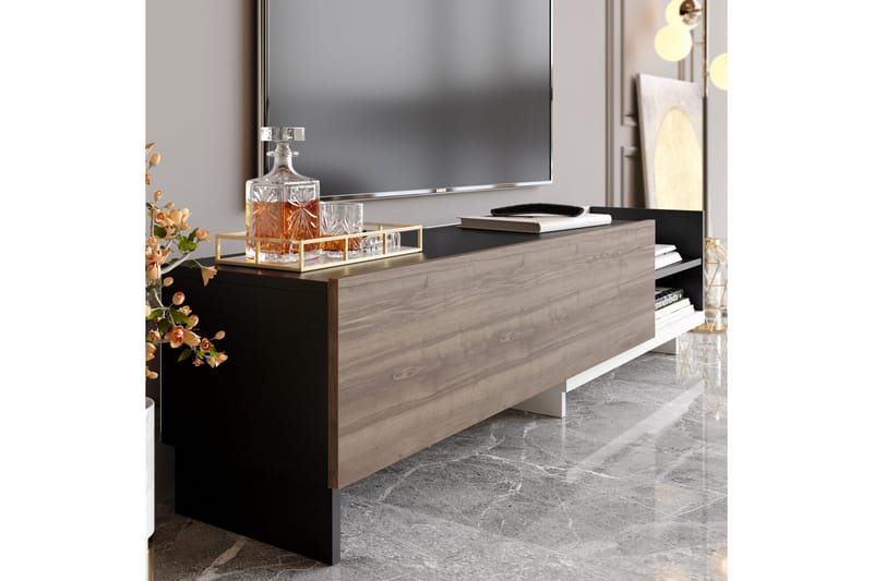 Andifli Tv-bänk 165x41 cm - Vit - Möbler - Tv möbel & mediamöbel - TV bänk & mediabänk