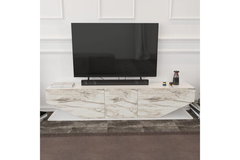 Andifli Tv-bänk 180x45 cm - Vit - Möbler - Tv möbel & mediamöbel - TV bänk & mediabänk