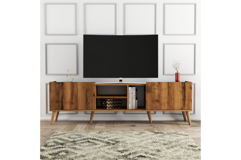 Andifli Tv-bänk 180x52 cm - Brun - Möbler - Tv möbel & mediamöbel - TV bänk & mediabänk