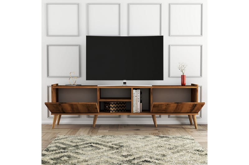 Andifli Tv-bänk 180x52 cm - Brun - Möbler - Tv möbel & mediamöbel - TV bänk & mediabänk