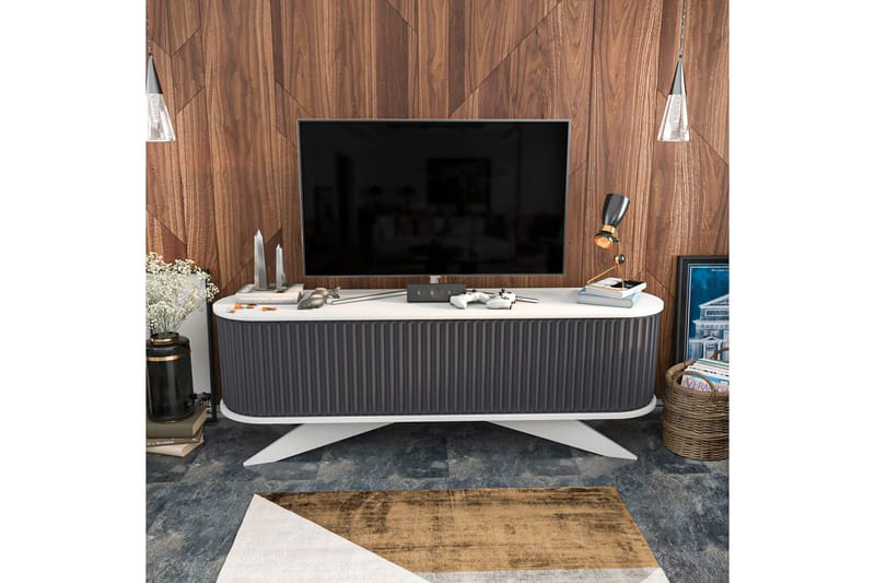 Andifli Tv-bänk 180x60 cm - Antracit - Möbler - Tv möbel & mediamöbel - TV bänk & mediabänk