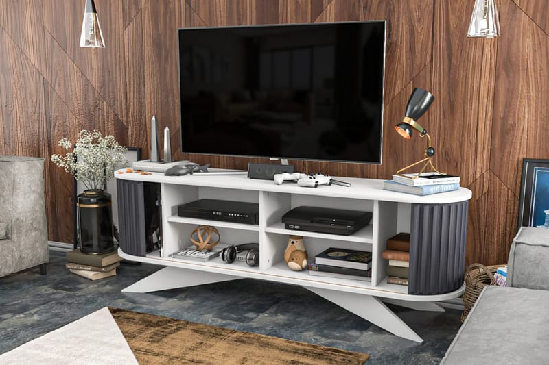 Andifli Tv-bänk 180x60 cm - Antracit - TV bänk & mediabänk