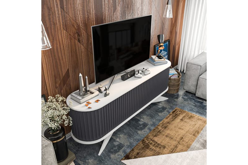 Andifli Tv-bänk 180x60 cm - Antracit - TV bänk & mediabänk