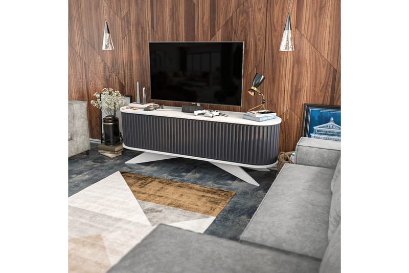 Andifli Tv-bänk 180x60 cm - Antracit - Möbler - Tv möbel & mediamöbel - TV bänk & mediabänk