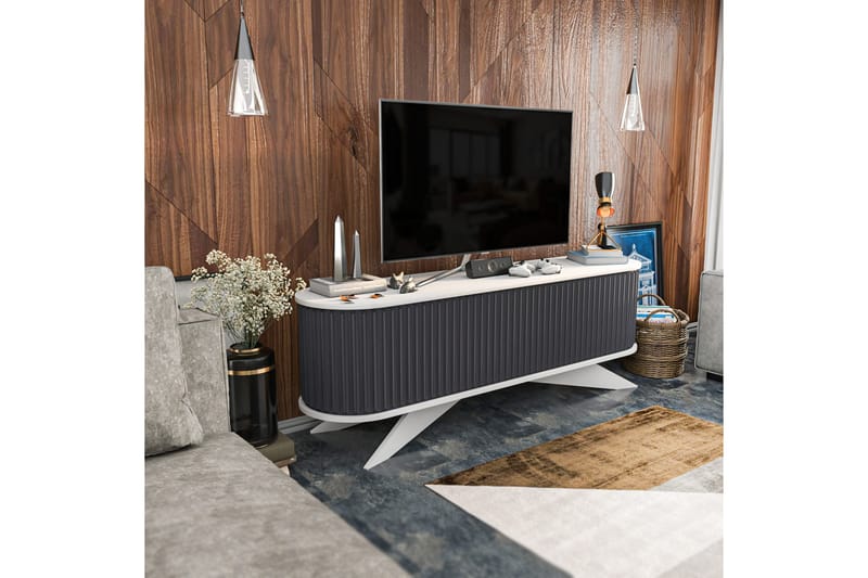 Andifli Tv-bänk 180x60 cm - Antracit - Möbler - Tv möbel & mediamöbel - TV bänk & mediabänk