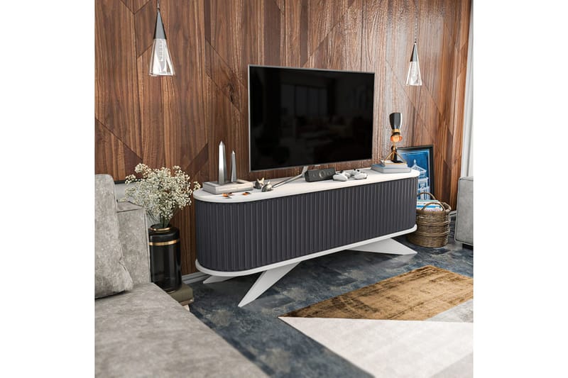 Andifli Tv-bänk 180x60 cm - Antracit - Möbler - Tv möbel & mediamöbel - TV bänk & mediabänk