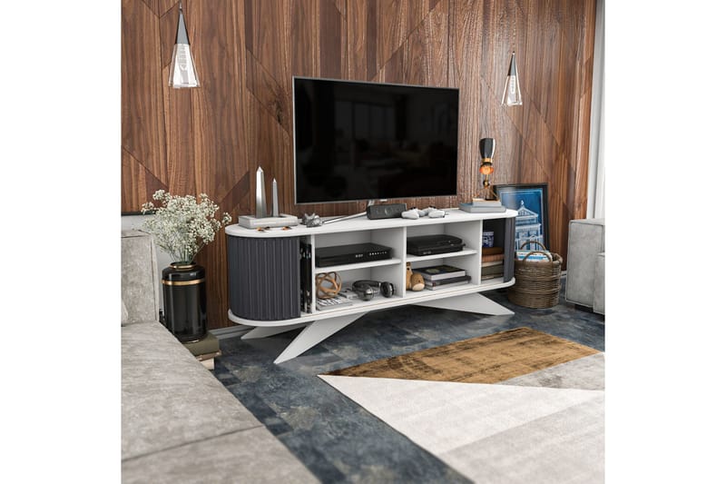 Andifli Tv-bänk 180x60 cm - Antracit - Möbler - Tv möbel & mediamöbel - TV bänk & mediabänk