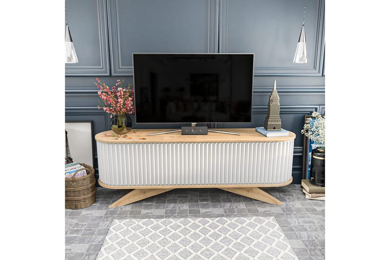 Andifli Tv-bänk 180x60 cm - Blå - Möbler - Tv möbel & mediamöbel - TV bänk & mediabänk