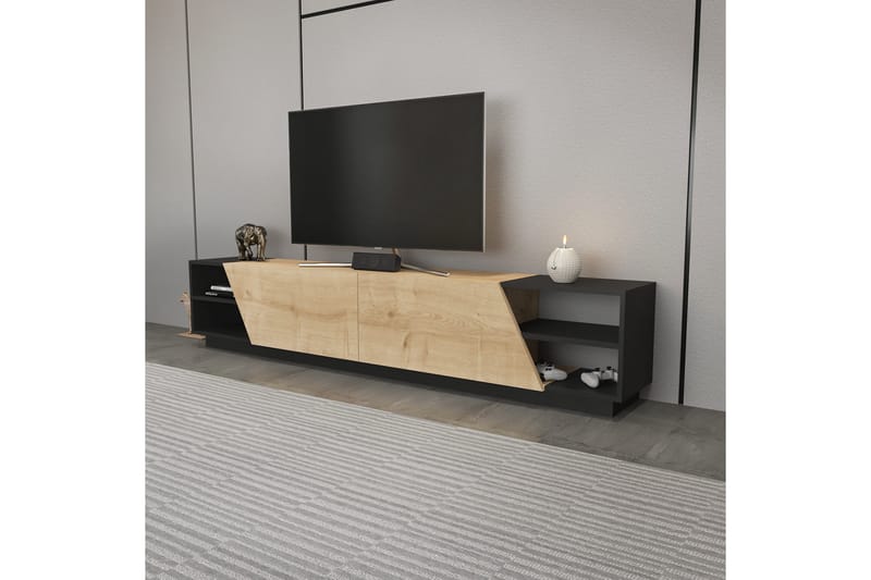 Andifli Tv-bänk 240x47,4 cm - Antracit - Möbler - Tv möbel & mediamöbel - TV bänk & mediabänk