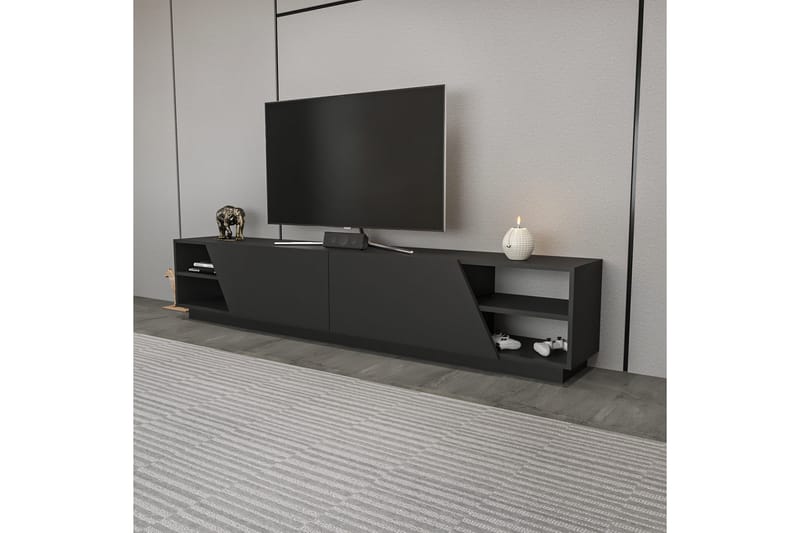 Andifli Tv-bänk 240x47,4 cm - Antracit - Möbler - Tv möbel & mediamöbel - TV bänk & mediabänk