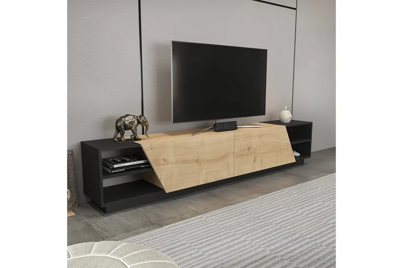 Andifli Tv-bänk 240x47,4 cm - Antracit - Möbler - Tv möbel & mediamöbel - TV bänk & mediabänk