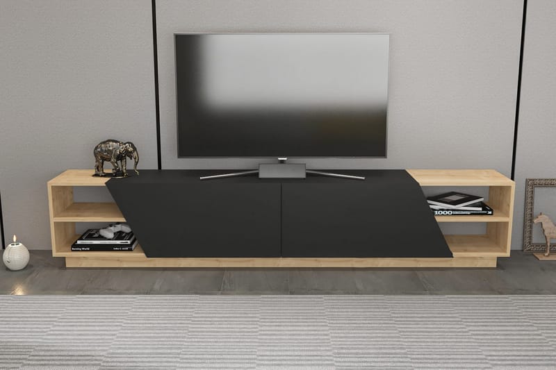 Andifli Tv-bänk 240x47,4 cm - Brun - Möbler - Tv möbel & mediamöbel - TV bänk & mediabänk