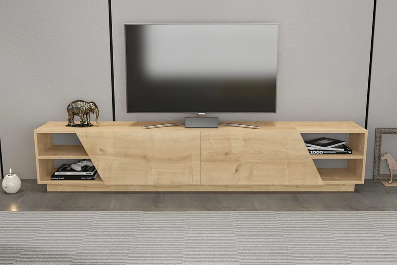 Andifli Tv-bänk 240x47,4 cm - Brun - Möbler - Tv möbel & mediamöbel - TV bänk & mediabänk