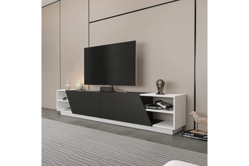 Andifli Tv-bänk 240x47,4 cm - Vit - Möbler - Tv möbel & mediamöbel - TV bänk & mediabänk