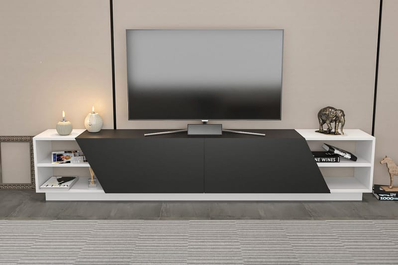 Andifli Tv-bänk 240x47,4 cm - Vit - Möbler - Tv möbel & mediamöbel - TV bänk & mediabänk