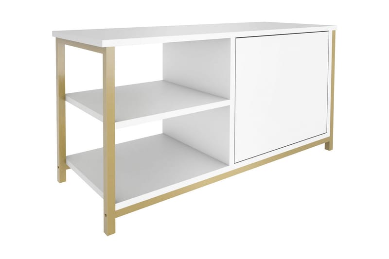 Andifli Tv-bänk 89,6x50,8 cm - Guld - Möbler - Tv möbel & mediamöbel - TV bänk & mediabänk