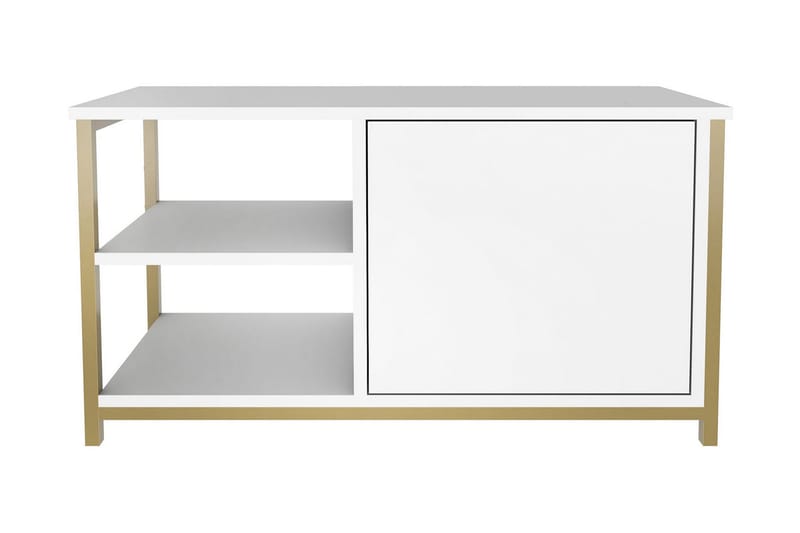 Andifli Tv-bänk 89,6x50,8 cm - Guld - Möbler - Tv möbel & mediamöbel - TV bänk & mediabänk