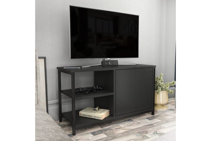 Andifli Tv-bänk 89,6x50,8 cm - Svart - Möbler - Tv möbel & mediamöbel - TV bänk & mediabänk