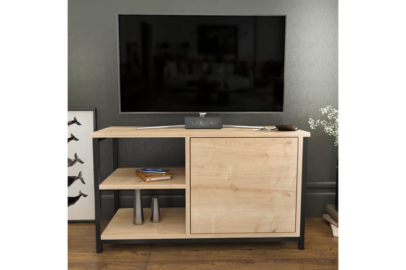 Andifli Tv-bänk 89,6x50,8 cm - Svart - TV bänk & mediabänk