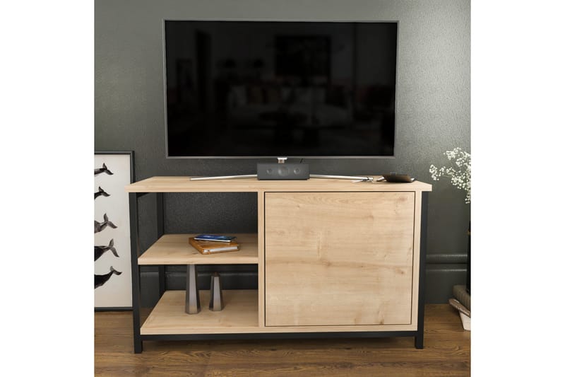 Andifli Tv-bänk 89,6x50,8 cm - Svart - Möbler - Tv möbel & mediamöbel - TV bänk & mediabänk