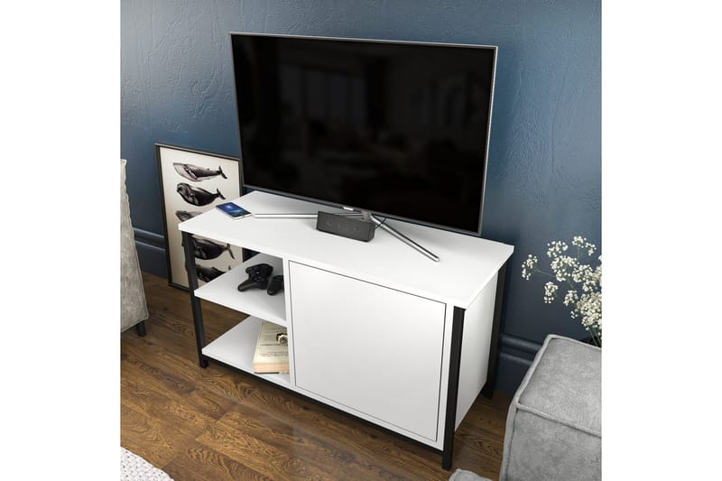 Andifli Tv-bänk 89,6x50,8 cm - Svart - Möbler - Tv möbel & mediamöbel - TV bänk & mediabänk