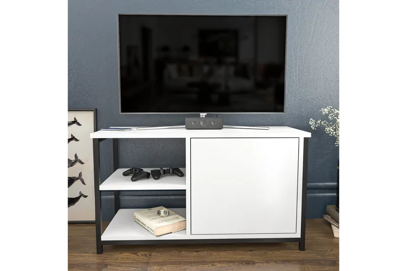 Andifli Tv-bänk 89,6x50,8 cm - Svart - Möbler - Tv möbel & mediamöbel - TV bänk & mediabänk
