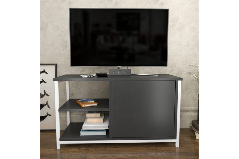 Andifli Tv-bänk 89,6x50,8 cm - Vit - Möbler - Tv möbel & mediamöbel - TV bänk & mediabänk