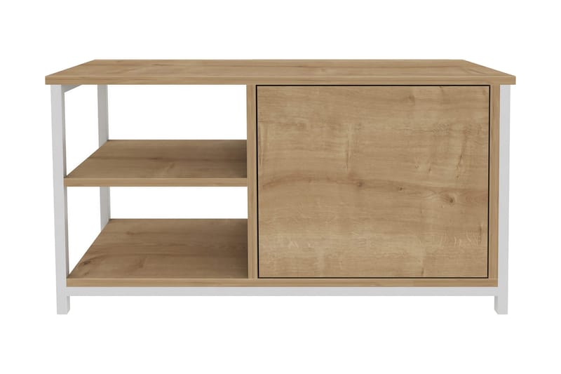 Andifli Tv-bänk 89,6x50,8 cm - Vit - Möbler - Tv möbel & mediamöbel - TV bänk & mediabänk