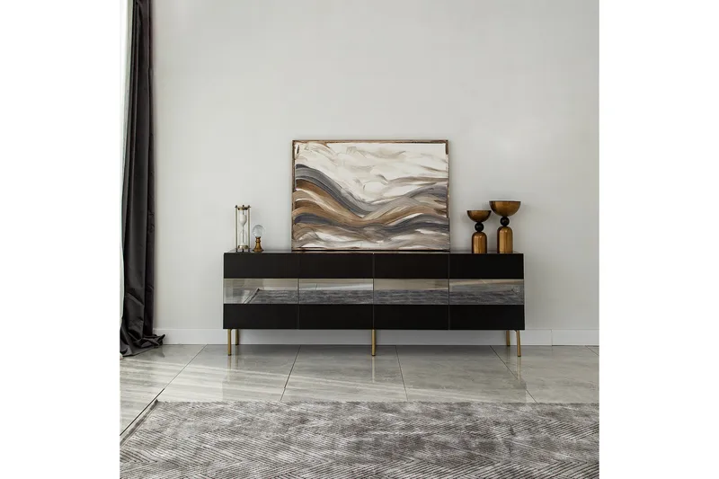 Arioch Tv-bänk 180 cm, Grå