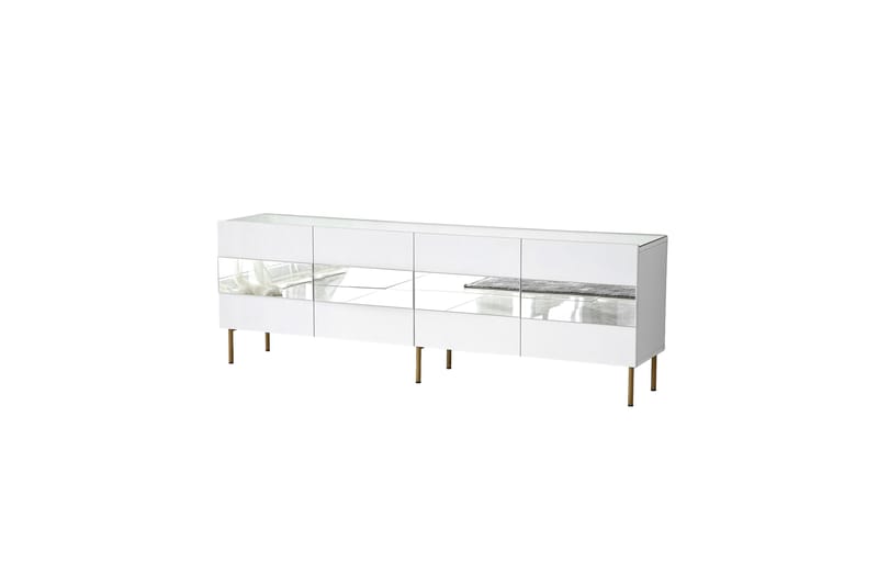 Arioch Tv-bänk 180 cm - Guld - Möbler - Tv möbel & mediamöbel - TV bänk & mediabänk