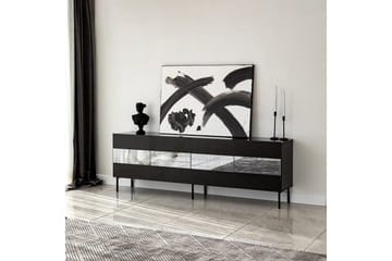 Arioch Tv-bänk 180 cm - Svart - Möbler - Tv möbel & mediamöbel - TV bänk & mediabänk