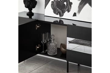 Arioch Tv-bänk 180 cm - Svart - Möbler - Tv möbel & mediamöbel - TV bänk & mediabänk