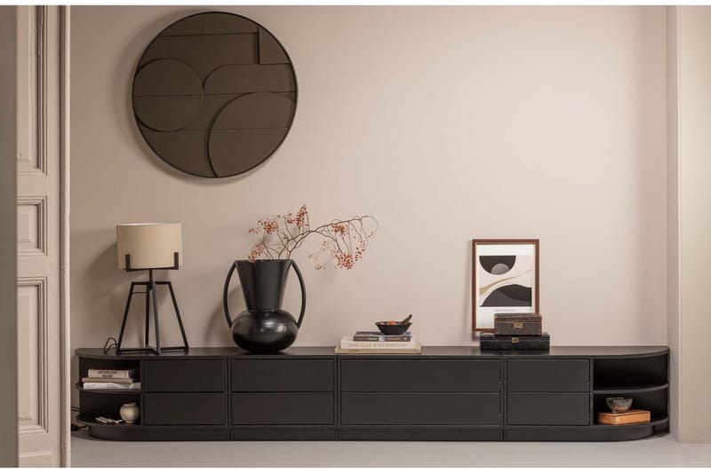 Arteksio TV-bänk 78 cm Höger - Kolsvart - Möbler - Tv möbel & mediamöbel - TV bänk & mediabänk