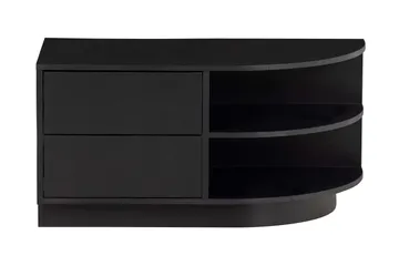 Arteksio TV-bänk 78 cm Höger - Kolsvart - Möbler - Tv möbel & mediamöbel - TV bänk & mediabänk