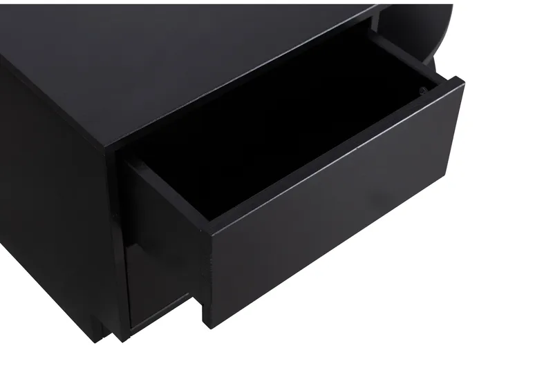 Arteksio TV-bänk 78 cm Höger - Kolsvart - Möbler - Tv möbel & mediamöbel - TV bänk & mediabänk