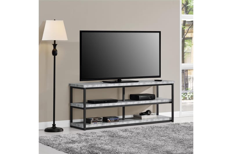 Ashlar Tv-bänk 160x41,9 cm Ljusgrå - Dorel Home - TV bänk & mediabänk