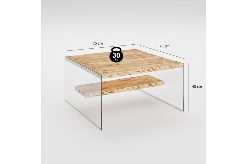 Assanisa Tv-bänk 120 cm i Trä - Brun - Möbler - Tv möbel & mediamöbel - TV bänk & mediabänk