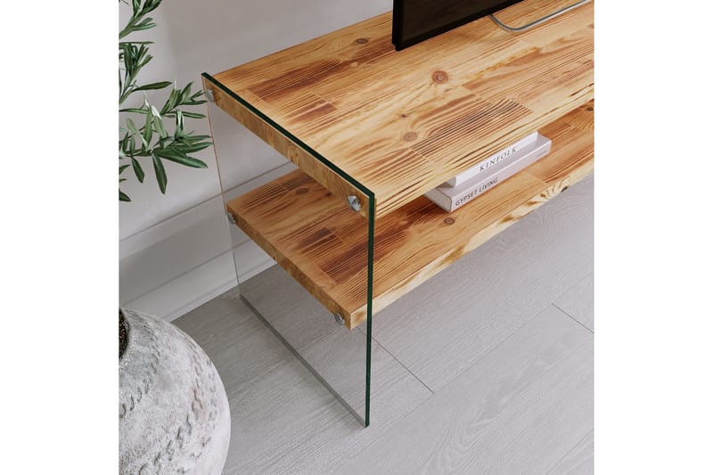 Assanisa Tv-bänk 120 cm i Trä - Brun - Möbler - Tv möbel & mediamöbel - TV bänk & mediabänk