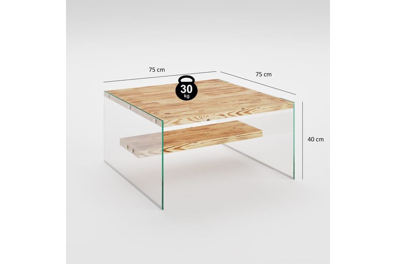 Assanisa Tv-bänk 120 cm - Natur - Möbler - Tv möbel & mediamöbel - TV bänk & mediabänk