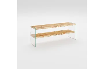 Assanisa Tv-bänk 120 cm - Natur/Svart - Möbler - Tv möbel & mediamöbel - TV bänk & mediabänk
