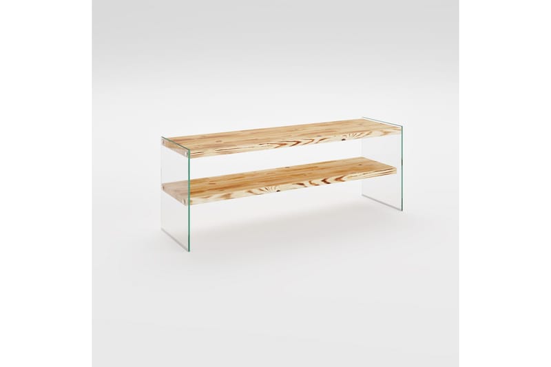 Assanisa Tv-bänk 120 cm - Natur/Svart - Möbler - Tv möbel & mediamöbel - TV bänk & mediabänk