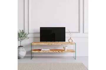 Assanisa Tv-bänk 120 cm - Natur/Svart - Möbler - Tv möbel & mediamöbel - TV bänk & mediabänk